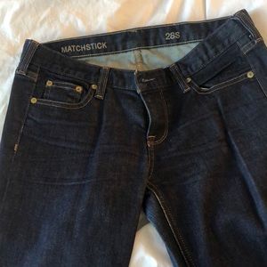 Jcrew matchstick Jeans